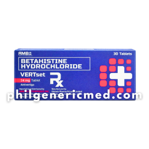Betahistine Hydrochloride VERTSET 24mg Tablet 30's
