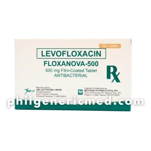 Levofloxacin FLOXANAVA-500 500mg Tablet 100's