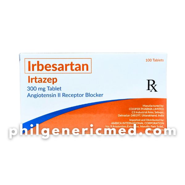 Irbesartan IRTAZEP 300mg Tablet 100's