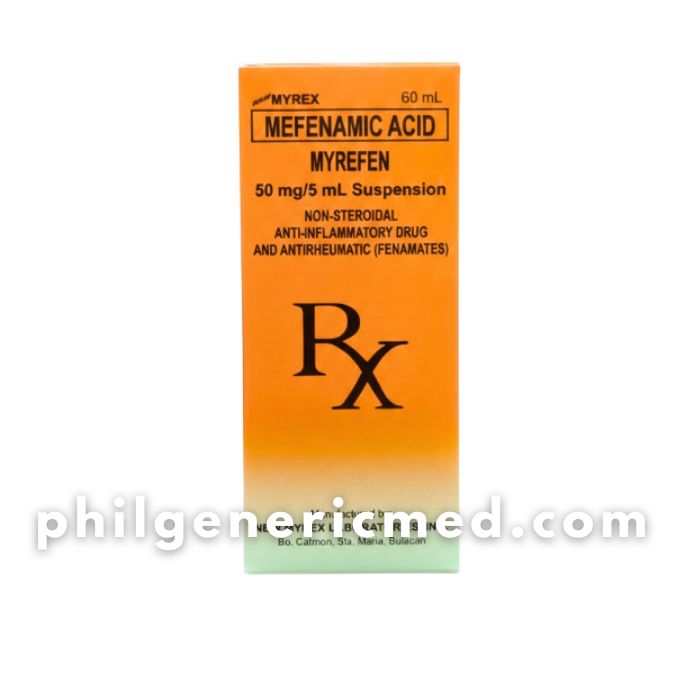 Mefenamic Acid MYREFEN 50mg/5ml Suspension 60ml 1's