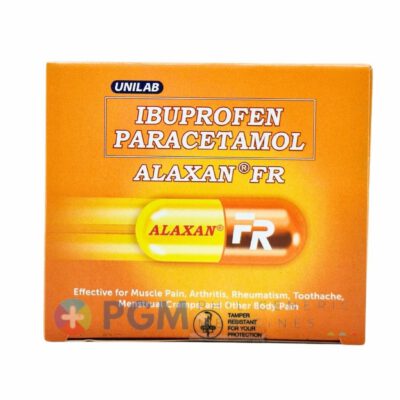 Ibuprofen Paracetamol 200mg/325mg Capsule ( ALAXAN FR )