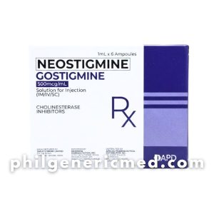 Neostigmine Methylsulfate GOSTIGMINE 0.5 mg/mL Injection 1mL Ampoule 6's