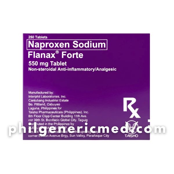 Naproxen Sodium FLANAX FORTE 550mg Tablet 250's