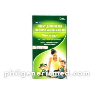 Phenylephrine hcl + Chlorphenamine Maleate NEOZEP 1mg/0.8mg Syrup (Oral Drops) 10ml 1's