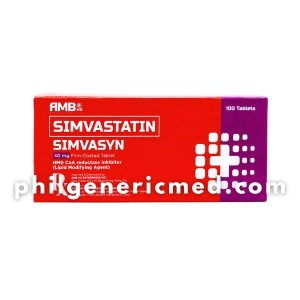 Simvastatin SIMVASYN 40mg Film-Coated Tablet 100's