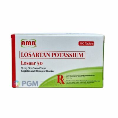 Losartan Potassium 50mg Tablet LOSAAR 50 (AMB)