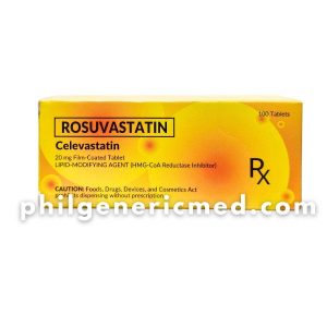 Rosuvastatin CELEVASTATIN 20mg Tablet 100's