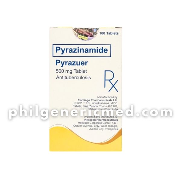 Pyrazinamide PYRAZUER 500mg Tablet 100's