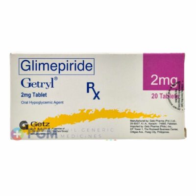 Glimepiride 2mg / Tablet ( GETRYL )