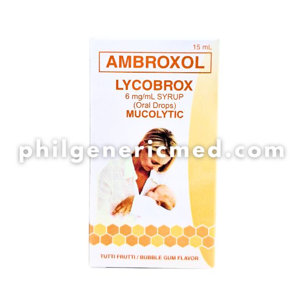 Ambroxol LYCOBROX 6mg/mL Syrup 15ml