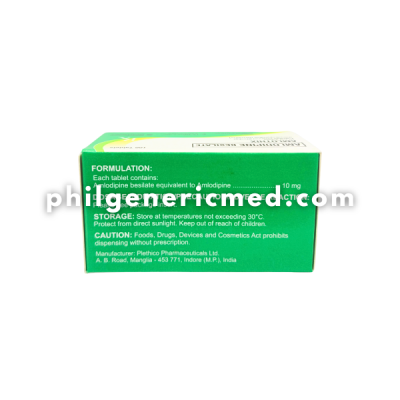 Amlodipine Besilate AMLOTHIX 10mg Tablet 100's - Image 2