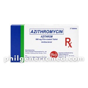 Azithromycin AZITHROM 500mg Tablet 3's