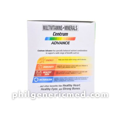 Multivitamins + Minerals Tablet  CENTRUM ADVANCE 100's - Image 3