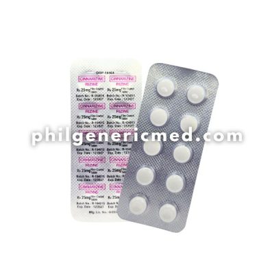 Cinnarizine RIZINE 25mg Tablet 100's - Image 2