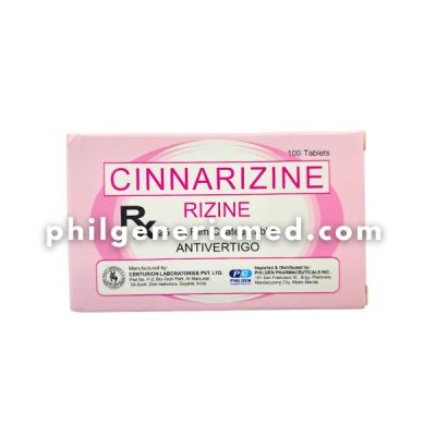 Cinnarizine RIZINE 25mg Tablet 100's