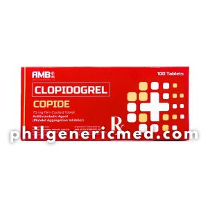 Clopidogrel COPIDE 75mg Film-Coated Tablet 100's