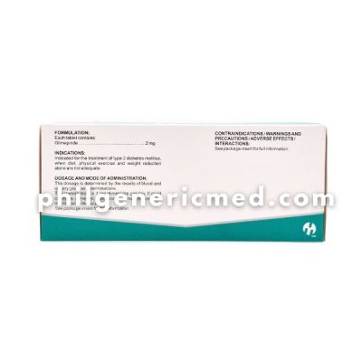 Glimepiride DIANOV 2mg Tablet 100's - Image 4