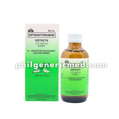Diphenhydramine HISTAZYN 12.5mg/5ml/60ml Syrup 6OmL - Image 2