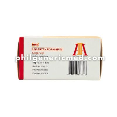 Losartan Potassium LOSAAR 100 100mg Fil-Coated Tablet 100's - Image 3