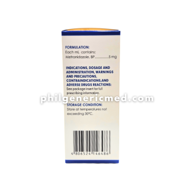 Metronidazole 5mg/ml ERZOL 500mg/100ml IV Infusion 1's - Image 4