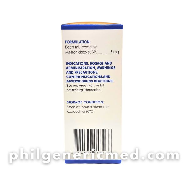 Metronidazole 5mg/ml ERZOL 500mg/100ml IV Infusion 1's - Image 3