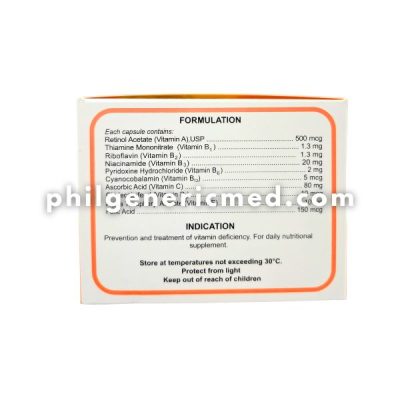Multivitamins MYREVIT Capsule 100's - Image 3