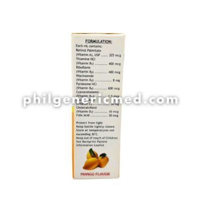 Multivitamins MYREVIT Syrup (Oral Drops) 15mL - Image 3