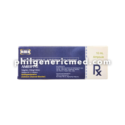 Nicardipine Hydrochloride 1mg/ml (10mg/10ml)/ampules ( AMBIPINE )