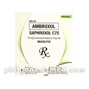 Ambroxol Hydrochloride SAPHROXOL C75 75mg Capsule 100's