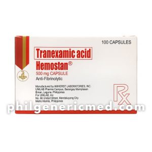 Tranexamic Acid HEMOSTAN 500mg Capsule 100's