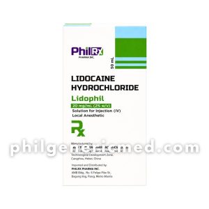 Lidocaine Hydrochloride 2% LIDOPHIL 20mg/ml Vial 50ml (PHILRX)