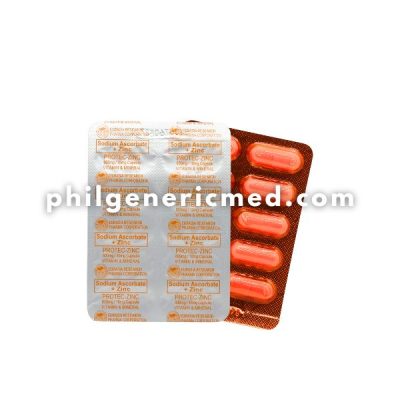 Sodium Ascorbate + Zinc 600mg/10mg Capsule (PROTEC-ZINC) - Image 2