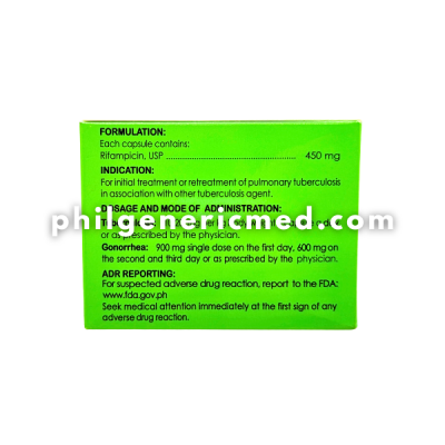 Rifampicin 450mg Capsule (EUFROPIN) 100's - Image 3