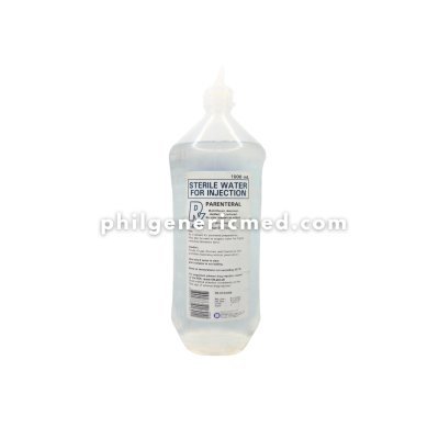 Sterile Water For Injection (PARENTERAL) Euromed 1000ml 1's