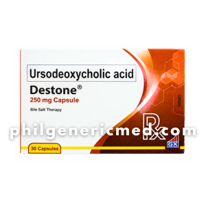 Ursodeoxycholic Acid DESTONE 250mg Capsule 30's