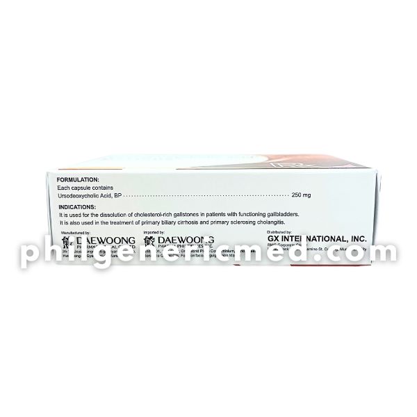 Ursodeoxycholic Acid DESTONE 250mg Capsule 30's - Image 3
