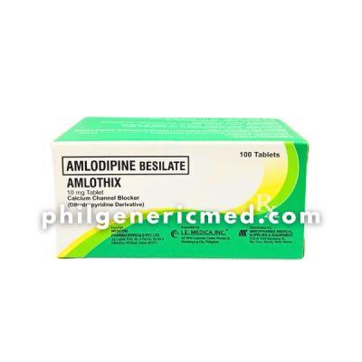 Amlodipine Besilate AMLOTHIX 10mg Tablet 100's