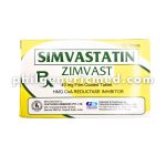 Simvastatin ZIMVAST 40mg Film-Coated Tablet 100's
