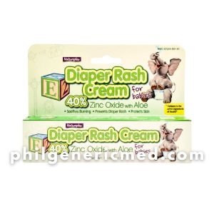 NATUREPLEX Diaper Rash Cream 40% Zinc Oxide with Aloe for Babies 1.5 Oz. (42.5g)