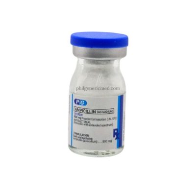 Ampicillin 500mg Powder for Injection (I.M/I.V.) 10's - Image 2
