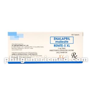 Enalapril Maleate RENITE-5 XL 5mg Tablets 100's