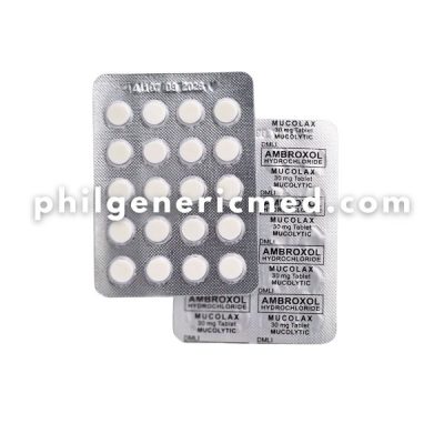 Ambroxol Hydrochloride MUCOLAX 30mg Tablet 100's - Image 2