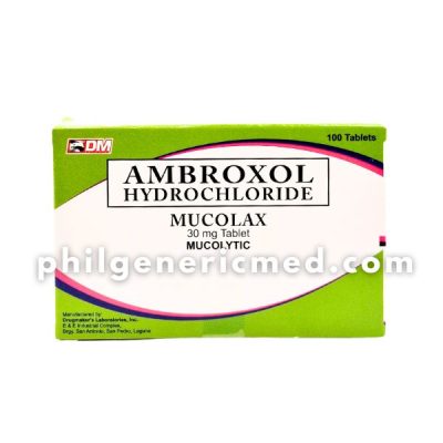 Ambroxol Hydrochloride MUCOLAX 30mg Tablet 100's