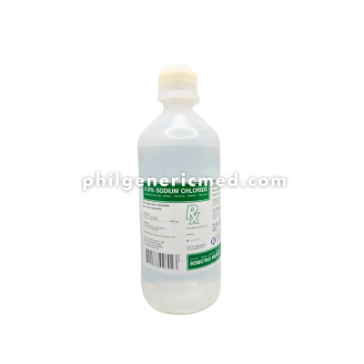 0.9% Sodium Chloride Solution for IV Infusion Euro-Med 500mL 1's