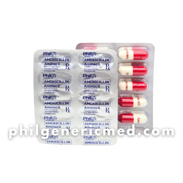 Amoxicillin AMMOCIL (as Trihydrate) 500mg Capsule 100's - Image 2