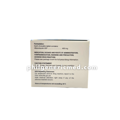 Albendazole AMZOL 400mg Chewable Tablet 100's - Image 4