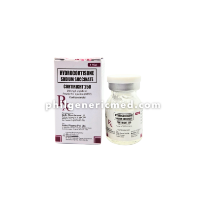 Hydrocortisone Sodium Succinate CORTIRIGHT 250mg Vial 1s