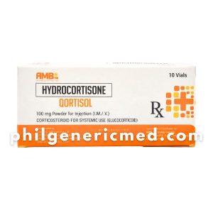 Hydrocortisone QORTISOL 100mg I.M/I.V. (AMB)