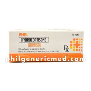 Hydrocortisone QORTISOL 100mg I.M/I.V. (AMB)