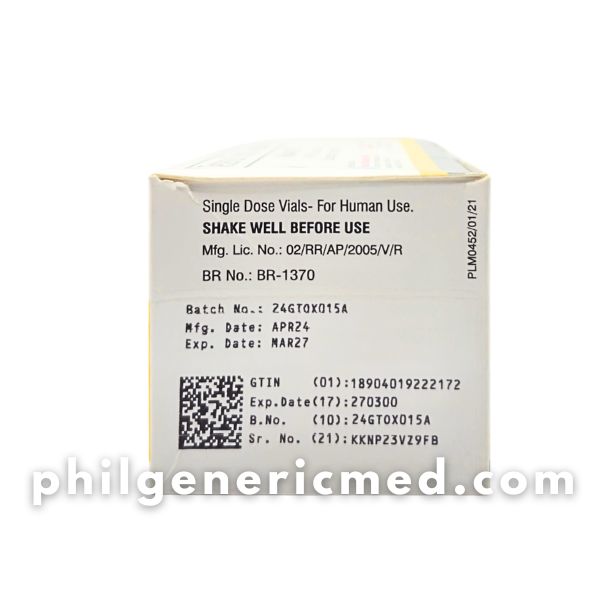 Tetanus Toxoid Adsorbed ABHAY-TOX 40IU/0.5 mL Vaccine 10's - Image 3